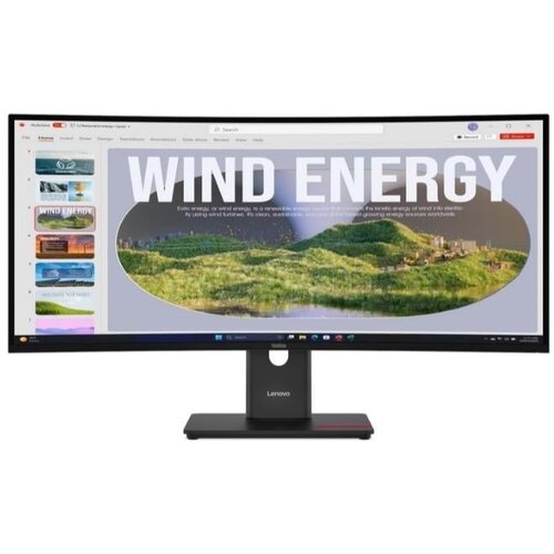 Lenovo Monitor ThinkVision T34WD-40 34"/VA/3440x1440/120Hz/4ms/2x USB-C,1xDP,3xUSB/Tilt, Swivel, Heig Cene