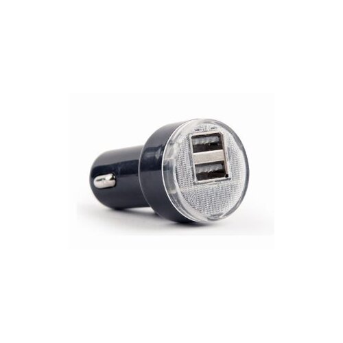  USB punjač za auto GEMBIRD, 2 porta 2,1A, black, EG-U2C2A-CAR-02 Slike