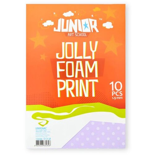 Jolly printed foam, eva pena štampana, tačkice, A4, 10K ( 134306 ) Slike