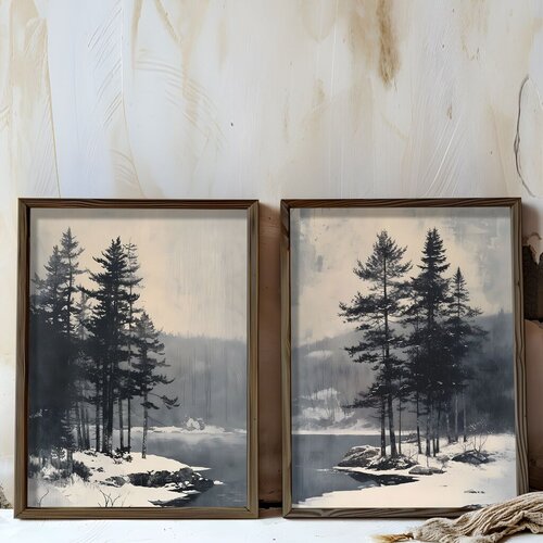 Wallity slika AI198, 2 dela, 35 x 47 x 3 cm Slike