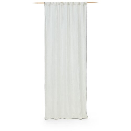 Kave Home Bela zavesa iz mešanice lana 140x270 cm Adra – Cene