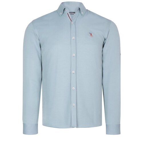 Dewberry G674 MEN'S SHIRT-WATER GREEN Cene