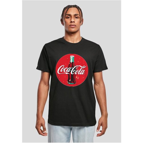 Merchcode Men&amp;#039;s T-Shirt Logo Coca Cola Bottle Black Slike