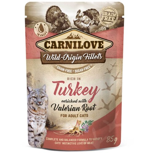 Carnilove cat wmm adult - puran & baldrijan, 85 g 85 g Cene