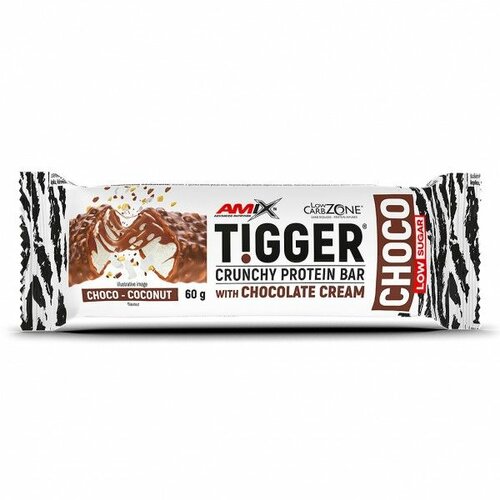 Amix tiggerZero Protein Bar 60g Čokolada/Kokos Slike