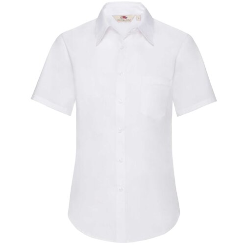 Fruit Of The Loom F18•LADIES SHORT SLEEVE POPLIN SHIRT Cene