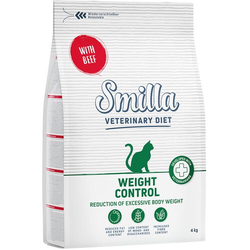Smilla Veterinary Diet 2 x 4 kg po posebni ceni! - Weight Control govedina Slike