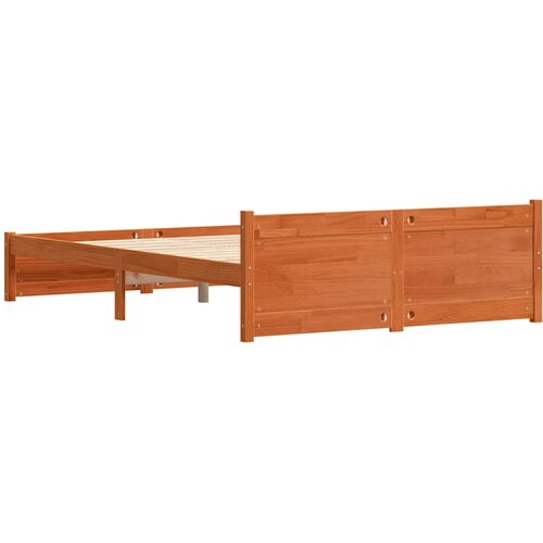  Krevetna konstrukcija Vosak smeđa 205,5 x 155,5 x 51 cm Slike
