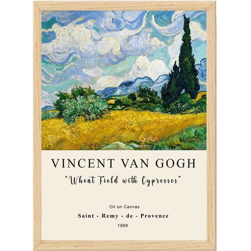Wallity Plakat u okviru 55x75 cm Vincent van Gogh - Cijene