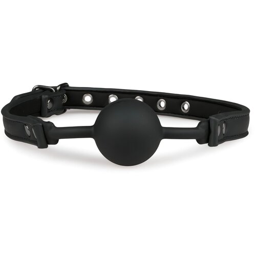 EasyToys - Fetish Collection Gag s silikonsko kroglico, črn Cene