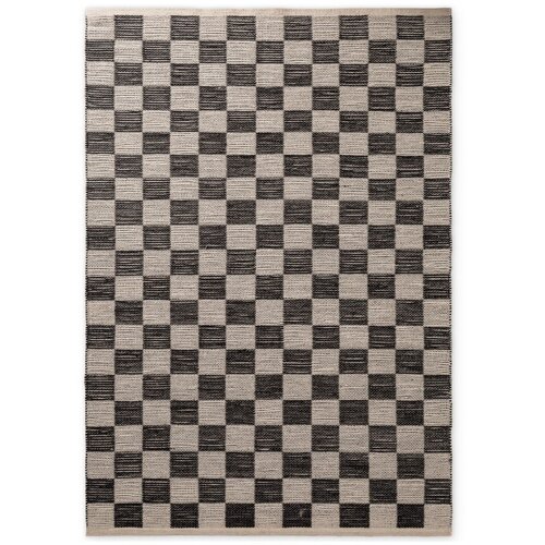 Hanse Home Crni/krem ručno rađen tepih od mješavine jute 200x300 cm Rex – Cene