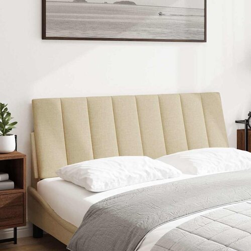 Maison Chic Posteljno vzglavje - Vzglavna omarica - Vzglavna stranica krem 120 cm blago, (21703950) Cene