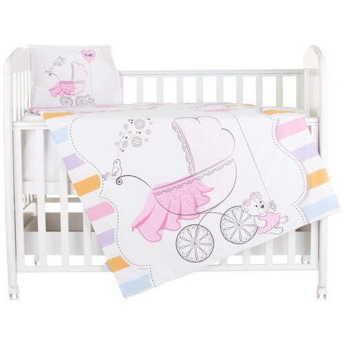 Chipolino posteljina set 5 elem. Pink Heart Cijene