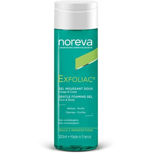 Noreva Exfoliac Gentle Foaming Gel nežni penasti gel za problematično kožo 200 ml Cene