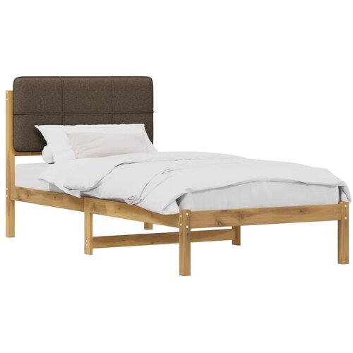  Krevetni okvir s tapiciranim uzglavljem Bijelo isprana i taupe - Bijelo isprana i taupe 80 x 200 cm Slike