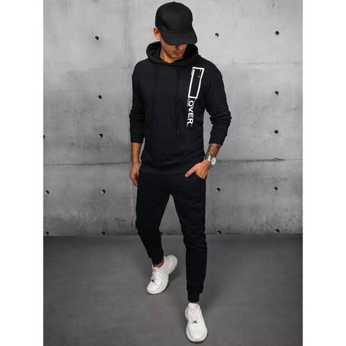 DStreet Black men's tracksuit Cene