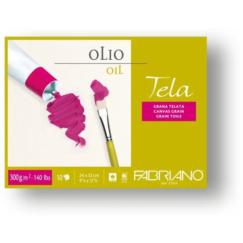  Tela, blok za uljane boje, 24x32, 300g, 10 lista, Fabriano Cene
