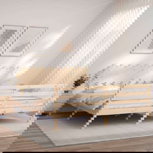  Kreveta s uzglavljem 6FT veliki bračni od masivnog drva Cijene