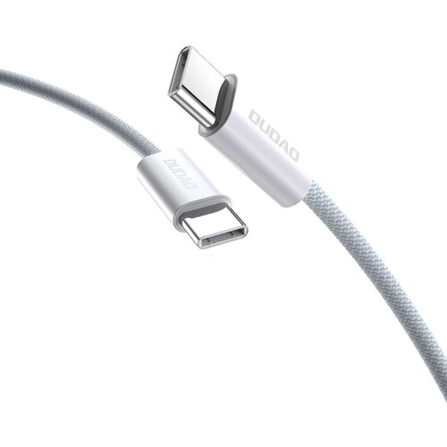 Dudao Vzdržljiv kabel UCB-C PD 60 W s pletenico iz ogljikovih vlaken, 1 m, svetlo moder, (21091144) Cene