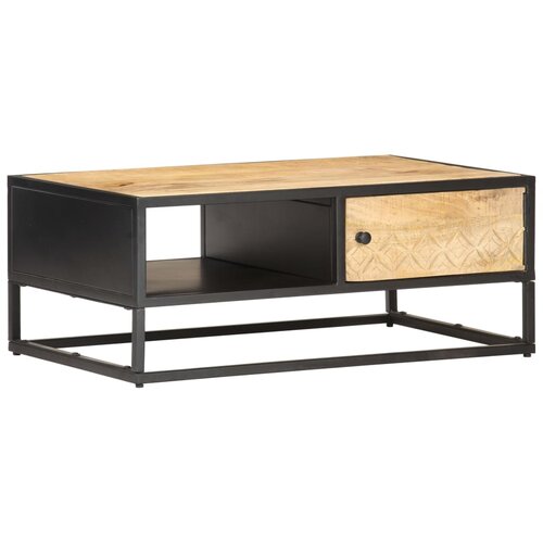  Stolić za kavu s izrezbarenim vratima 90x55x36 cm drvo manga Cijene
