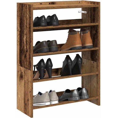  Stalak za cipele boja staro drvo 60x25x81 cm konstruirano drvo Cijene