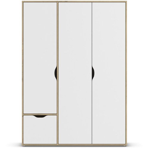 Boxxx OMARA S KLASIČNIMI VRATI, bela, hrast artisan Slike