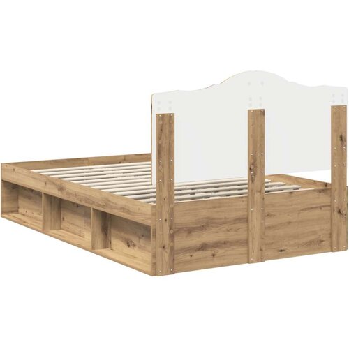  Okvir za krevet Umjetnička hrastovina 120 x 190 cm Slike