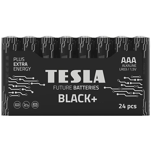 Tesla Batteries - 24 kom alkalne baterije AAA BLACK+ 1,5V 1200 mAh Cene