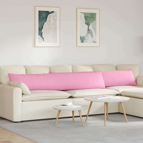 vidaXL jastučići za sofu 2 pcs ružičasta 200 x 40 cm tkanina Cijene