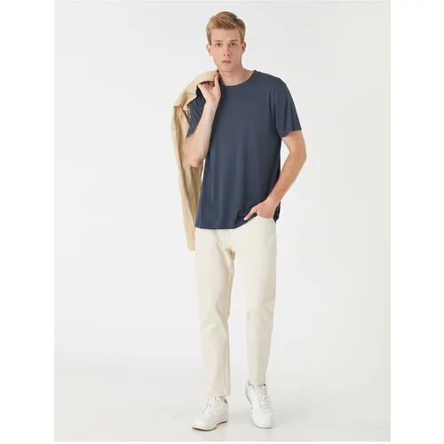 Koton T-Shirt - Navy blue - Standard