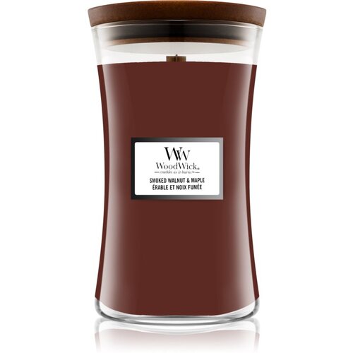 WoodWick smoked walnut & maple dišeča svečka 610 g unisex Cene