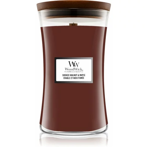 WoodWick smoked walnut & maple dišeča svečka 610 g unisex