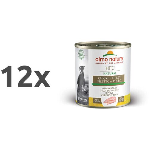 Almo Nature HFC Natural - pi&amp;scaron;čančji file 12 x 280 g Slike