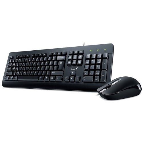 Genius KM-160 USB YU crna tastatura+ USB crni mi&amp;scaron; Slike