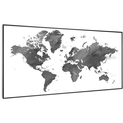 Klarstein Wonderwall Air Art Smart, infrardeči grelnik, črni zemljevid, 120 x 60 cm, 700 W Cene
