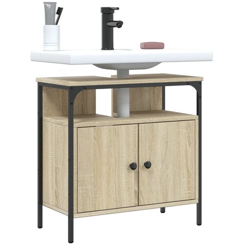 vidaXL Omarica za umivalnik sonoma hrast 60x30x60 cm inženirski les Cene