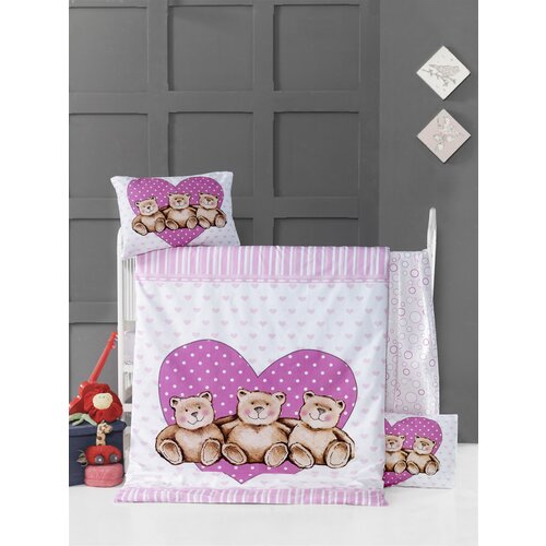 Lessentiel Maison Ranforce posteljina za bebe Friend Bears Slike