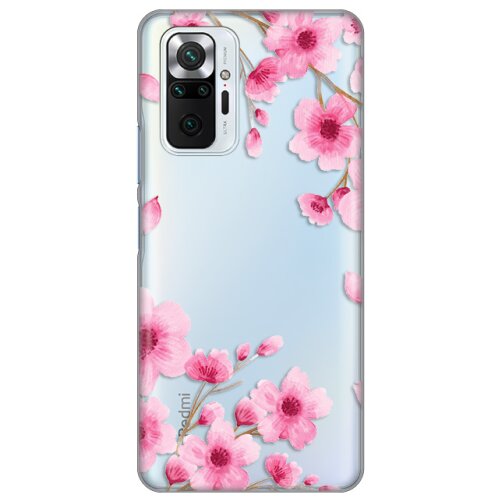 Maska Silikonska Print Skin za Xiaomi Redmi Note 10 Pro/10 Pro Max Rose flowers Slike