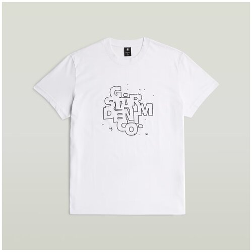 G-star Raw HD PRINT R T Bijela Slike
