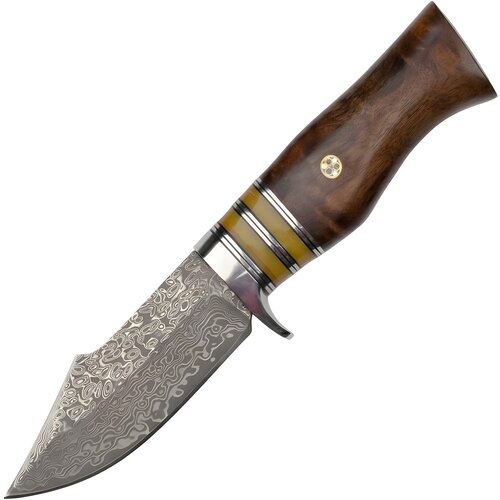  Damastni outdoor nož WS-42086 - Rjava Slike