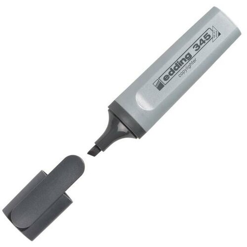 Edding označevalec teksta - marker EDE345012 E-345, srebrno siv 10 KOS Slike