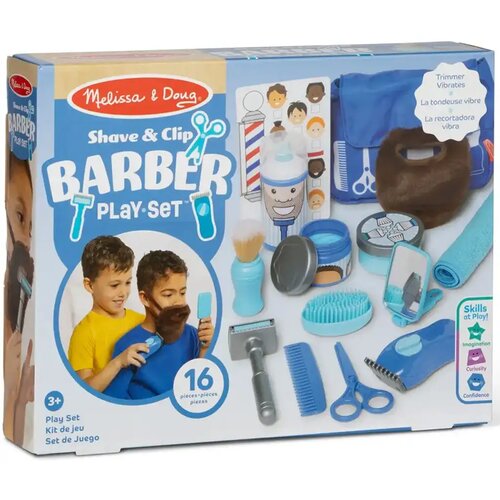 Spin Master Melissa &amp, Doug: Igrača frizerski set Barber Shop &ndash; Cene