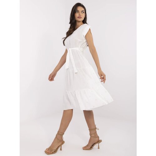 Italy Moda Dress-DHJ-SK-13583.18-ecru Cene