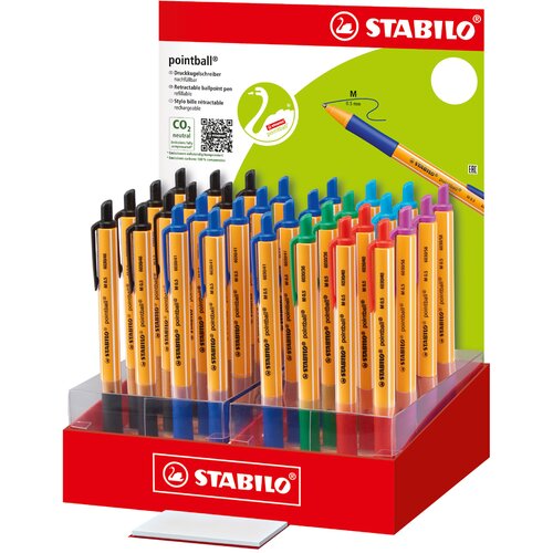 Stabilo Izvlečni kemični svinčnik pointball, &amp;scaron;katla z 32 zasloni, (21655892) Slike