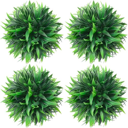 VidaXL Umetni pu&amp;scaron;pani okrogli 4 kosi 15 cm Slike