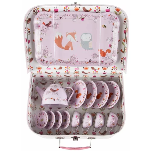 Sass & Belle dječji ružičasti kofer za piknik Woodland Friends
