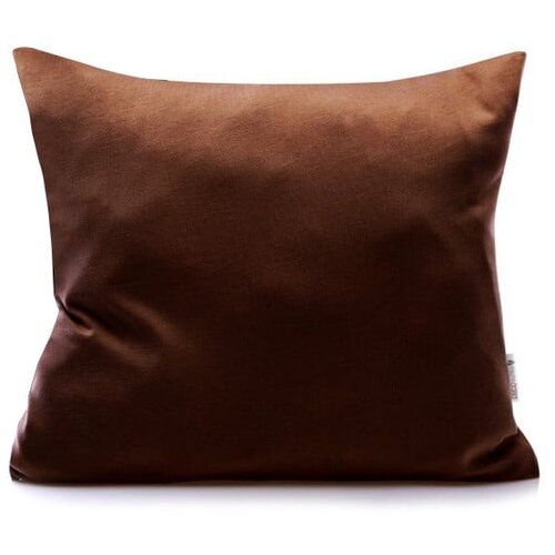 DecoKing set od 2 tamno smeđe pamučne jastučnice Amber Chocolate, 40 x 40 cm Slike