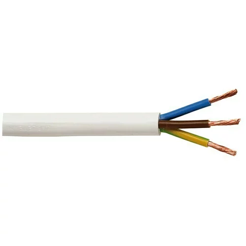  Izolirani kabel (H05VV-F3G1,5, 20 m, Bijele boje)