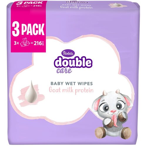 Violeta Baby Kozje mleko vlažne maramice 3x72kom Cene