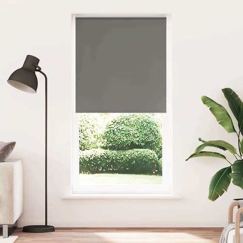 vidaXL Rolo zatemnjena siv 100x230 cm tkanina širina 95,7cm poliester Cene